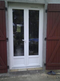 Porte fenêtre PVC Blanc