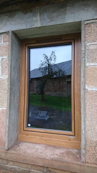 fenêtre PVC couleur bois